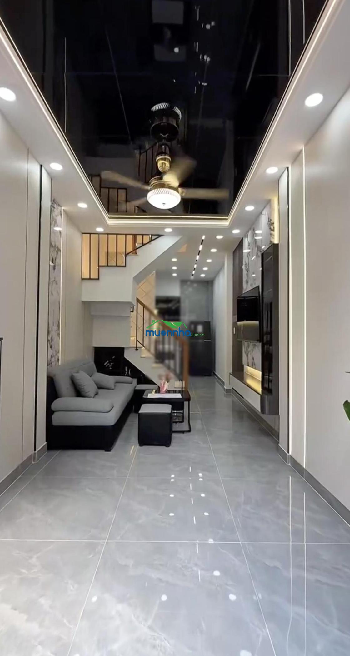 Bán nhà đẹp q6 | 3 tầng hxh hồng bàng, dtsd gần 100m² ngay vòng xoay phú lâm và nguyễn văn luông - 2