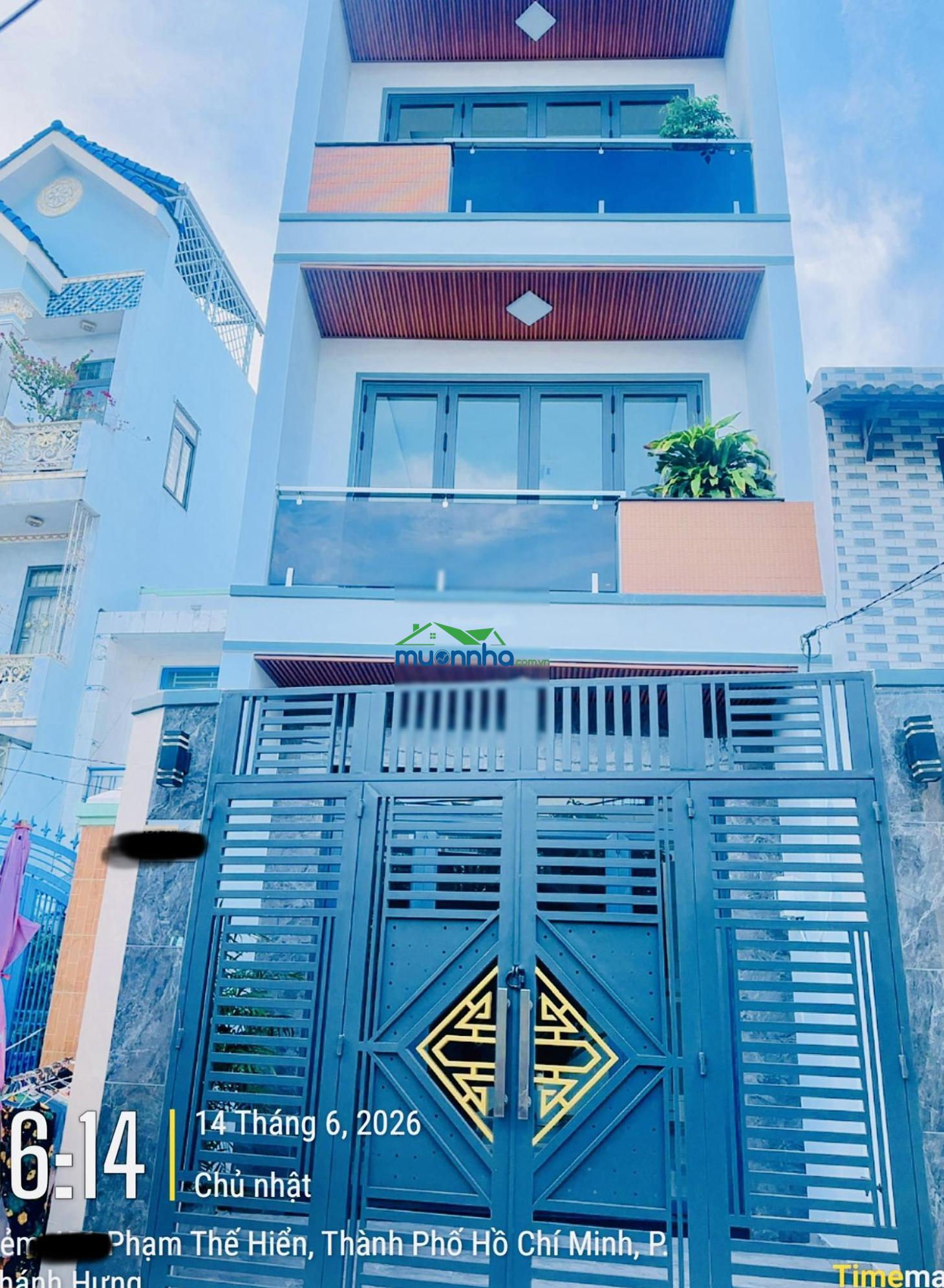 Bán nhà 4 tầng hẻm ô tô quay đầu, 49m2 (thực tế 59m2) 8 tỷ, p3 q8