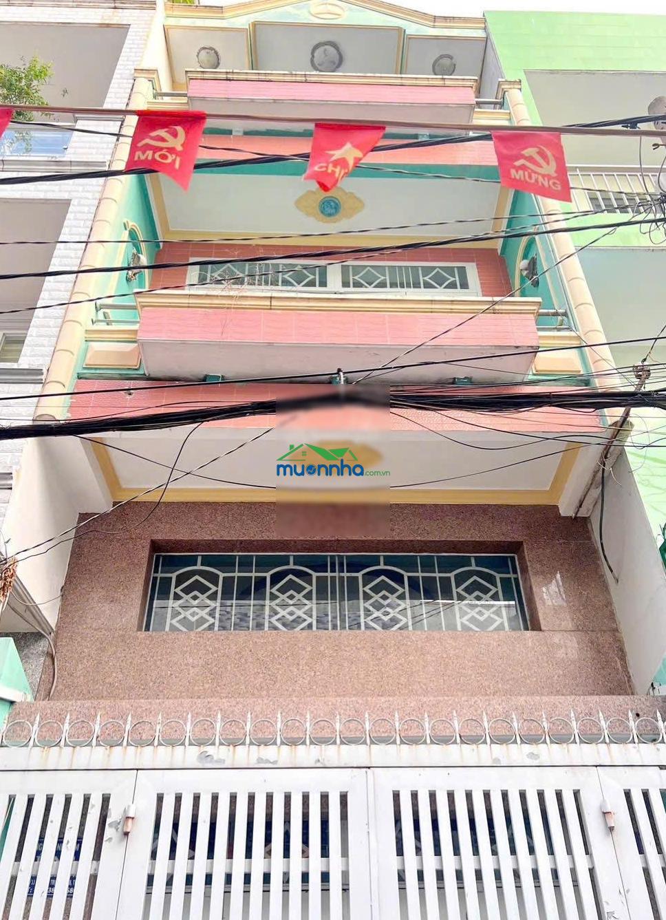 Nhà 4 tầng (4x14m), hẻm 4m, gần mt bùi minh trực p5 q8 - giá: 7tỷ 860