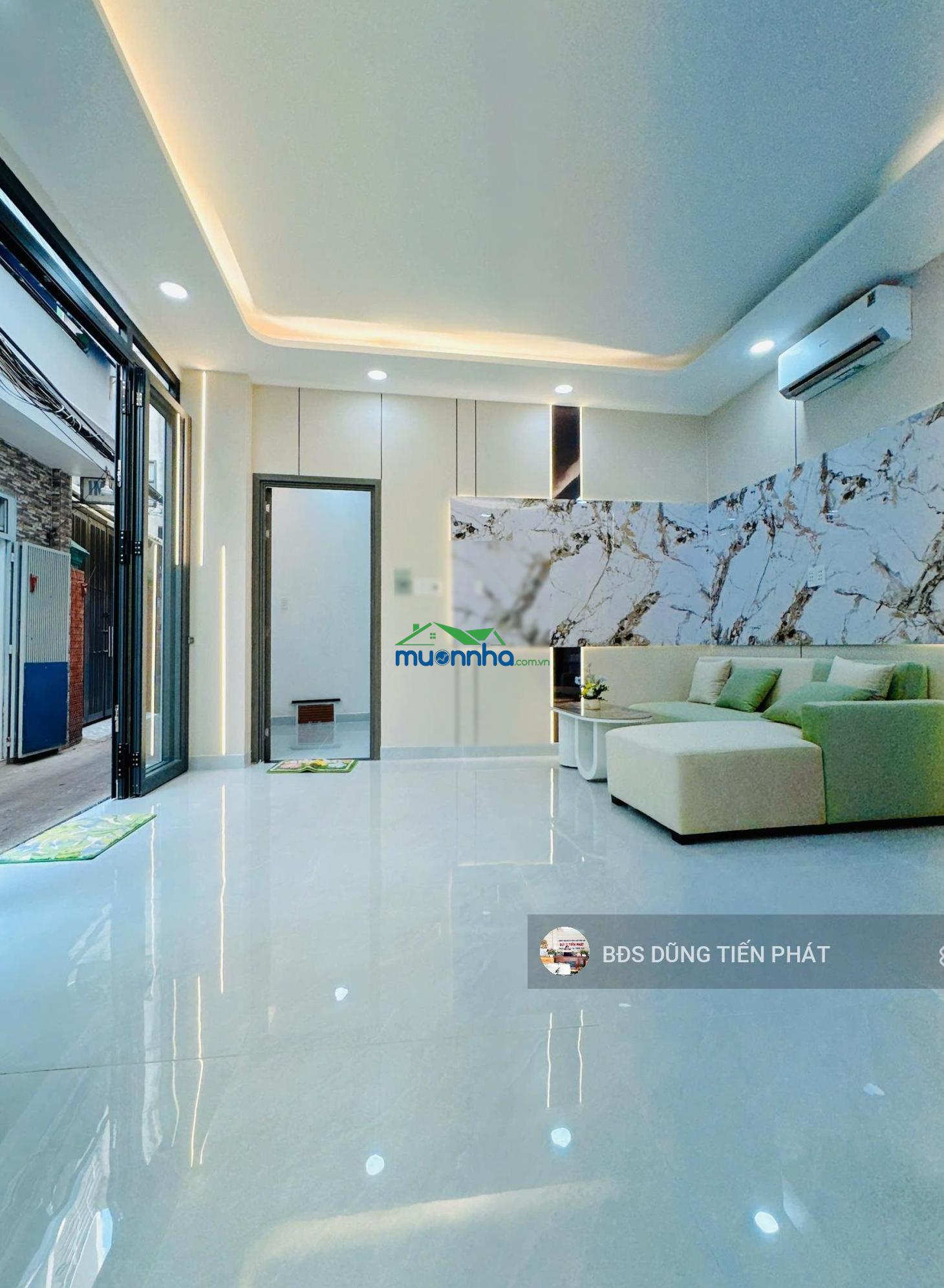 Nhà mới ngang 7,8m x 5m nở hậu 3pn hưng phú - 4