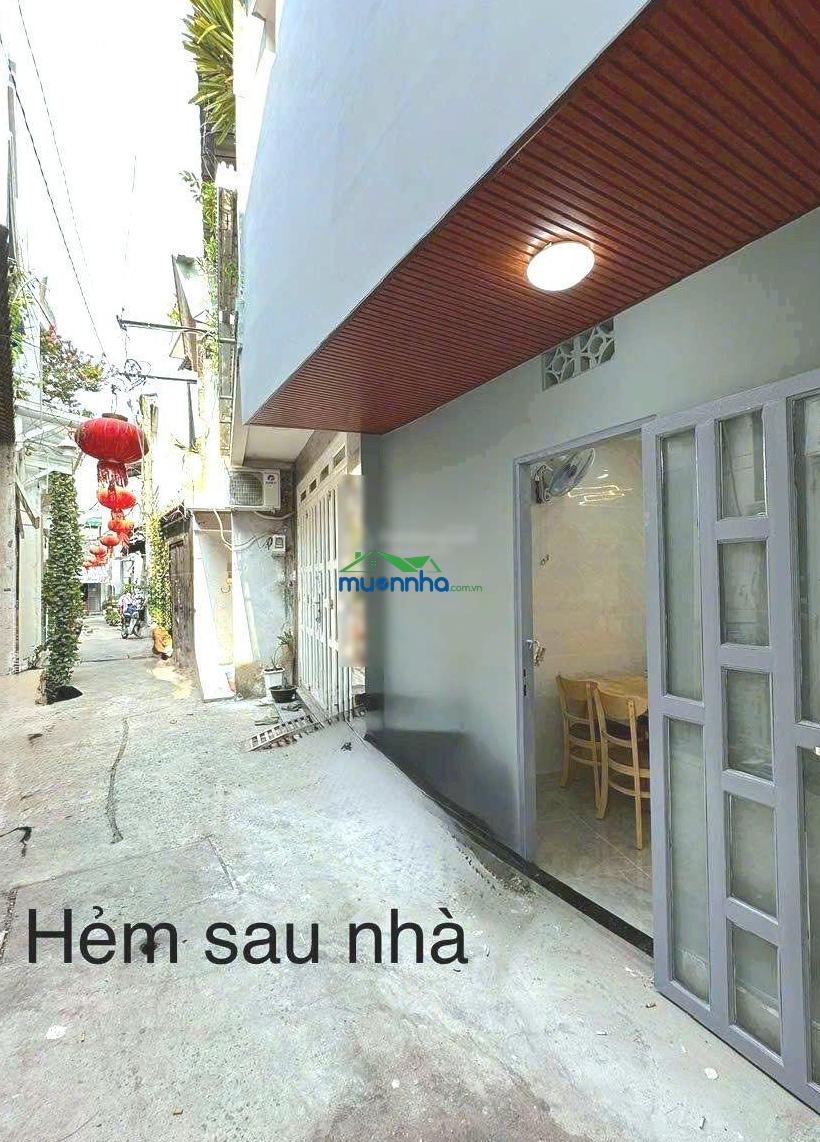 Nhà 1 lầu 22m² hẻm xe hơi trước sau đường bùi quang là, gần emart 2