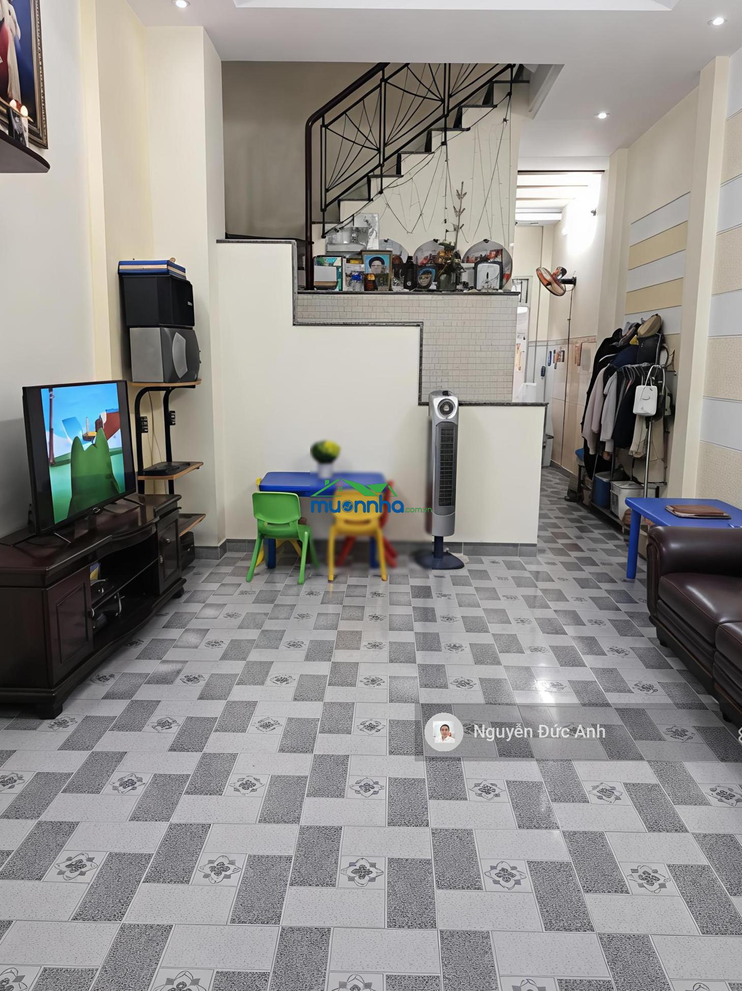 6.xtỉ, hẻm ôtô thông, 56m2 chính chủ xây ở đúc 3tầng cứng cáp ở ngay, hẻm 1sẹc 1trục ôtô vô nhà