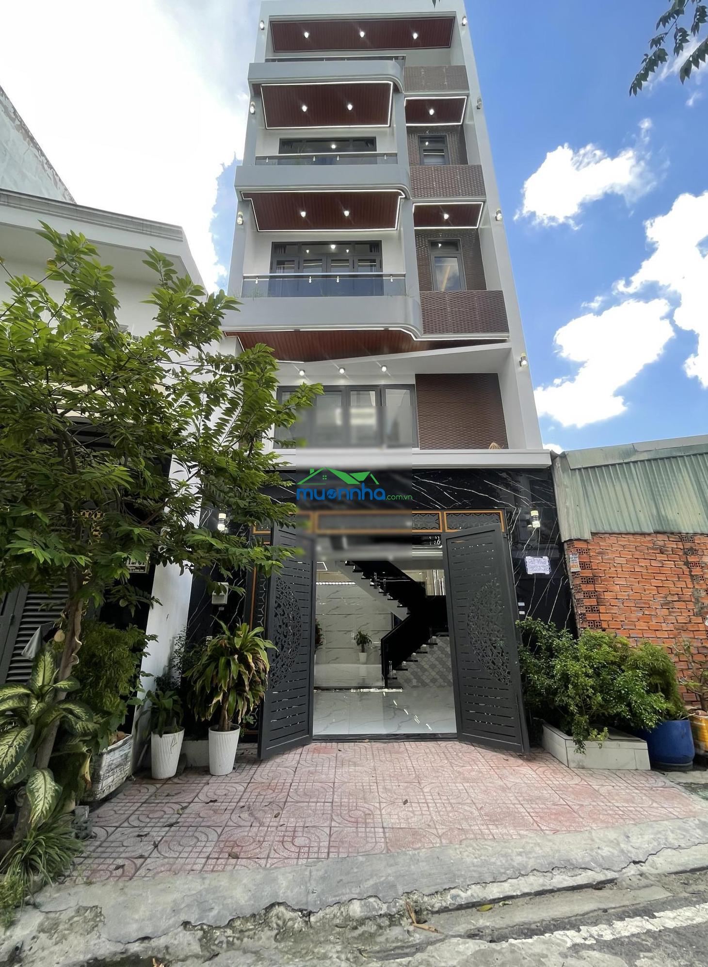 Bán nhà 5 tầng, ngay công viên hồ trái tim chợ bình thành, 6,9tỷ, 66m2, 4pn, 5wc,còn thương lượng.