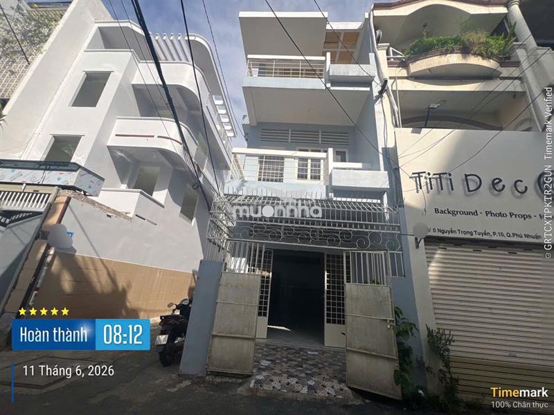 Cho thuê nhà hxh nguyễn trọng tuyển, 4x15 3 tầng giá rẻ