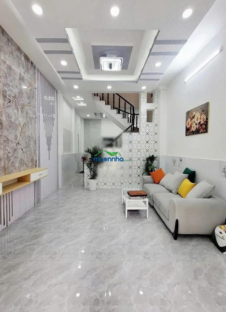 Bán nhà đường nguyễn văn luông, giá 700 triệu, 1 lầu, 43,7m, 10m ra đường lớn - 2