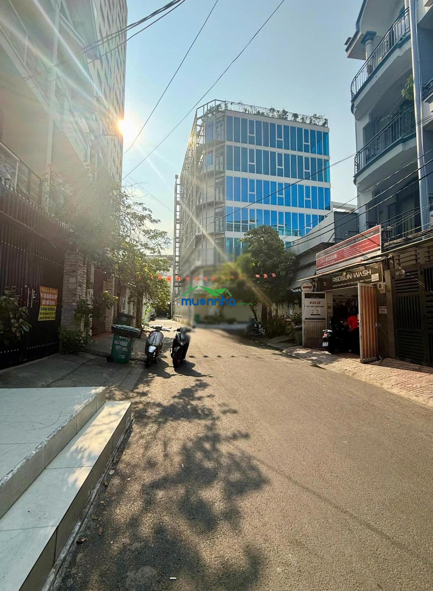 Nhà sẵn kết cấu - gần đh hutech - hẻm 69 d2 - xe hơi thông - 4x18m 4 pn - 4