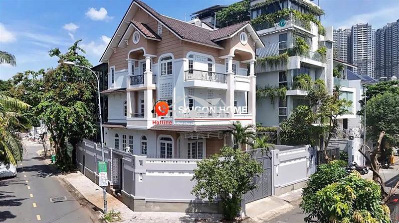 🔥Cho thuê biệt thự góc 2 mặt tiền trục trần não an phú an khánh quận 2