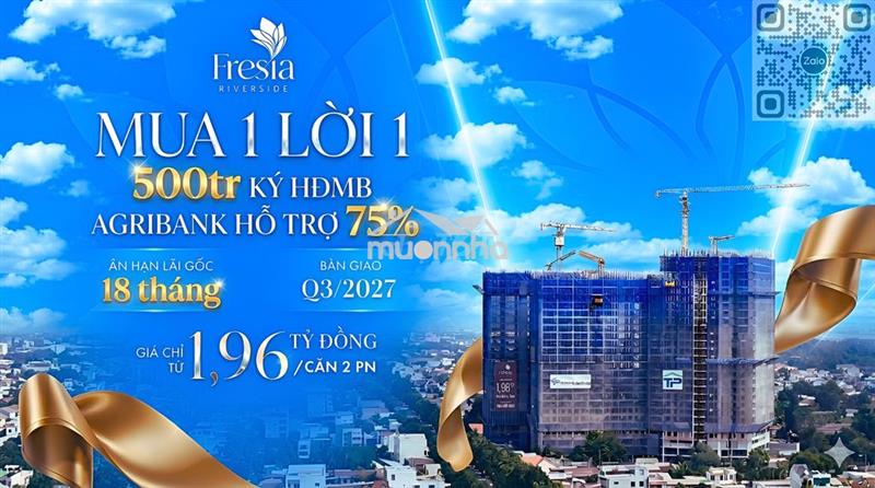 Căn hộ cất nóc - bàn giao trong 1 năm