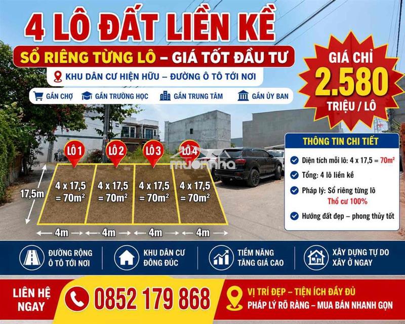 Đất gần nguyễn thị tồn  bửu hoà, biên hoà  sổ riêng giá tốt
