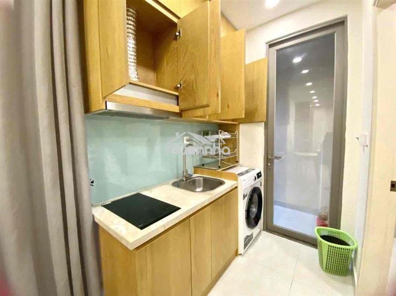 Masteri millennium studio có ban công đầy đủ nội thất