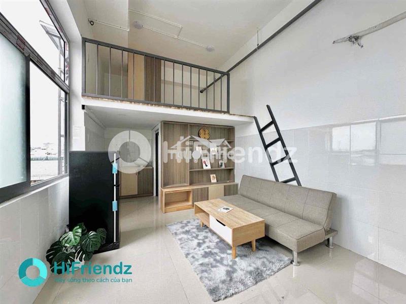 Cho thuê duplex ban công 30m2 full nội thất_mặt tiền đường hoà bình