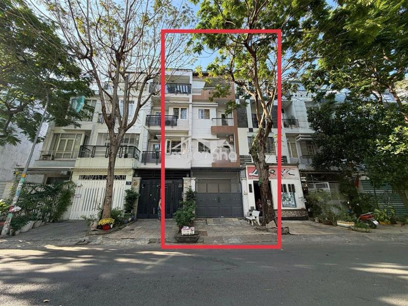 Cho thuê nhà  kdc tân quy đông - ở kết hợp làm văn phòng - đường số 27