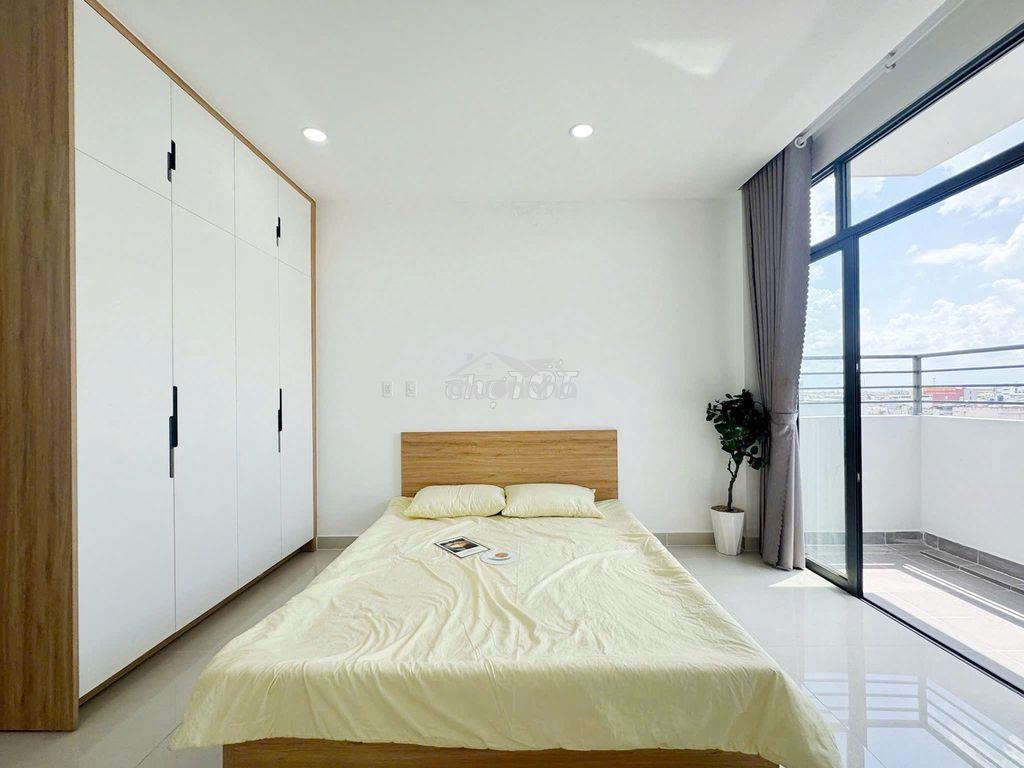 1pn + 1pk ban công full nt - ngay vườn lài - đh nguyễn tất thành - 2