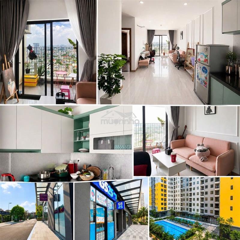 Cho thuê bcons city 2pn 2wc chỉ 5.5tr - nhà mới - gần làng đại học