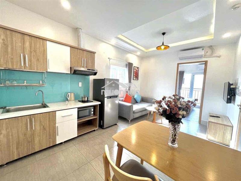 Cho thuê căn hộ 1pn1pk 40m2 gần cv lê văn tám – ban công full nội thất