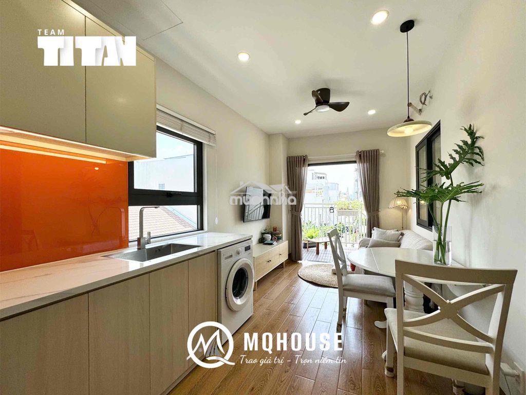 1 phòng ngủ ban công 50m2 nội thất cao cấp trung tâm bình thạnh sát q1 - 4
