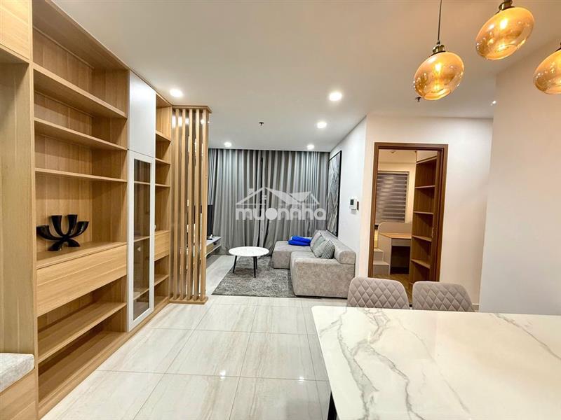 CHO THUÊ CĂN HỘ HAPPY ONE CENTRAL, NỘI THẤT CAO CẤP 2PN CĂN GÓC RỘNG