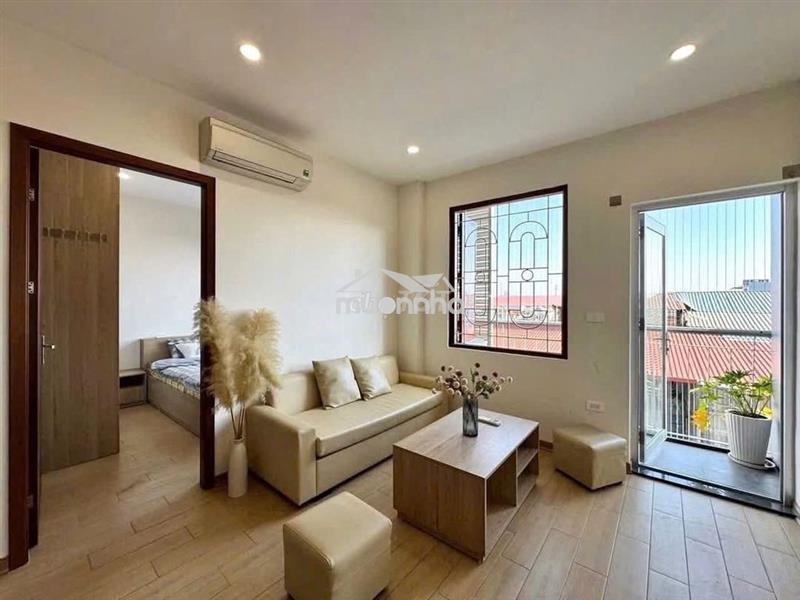 Căn 1pn full nội thất new 100% + máy giặt riêng + ban công . lh kaity