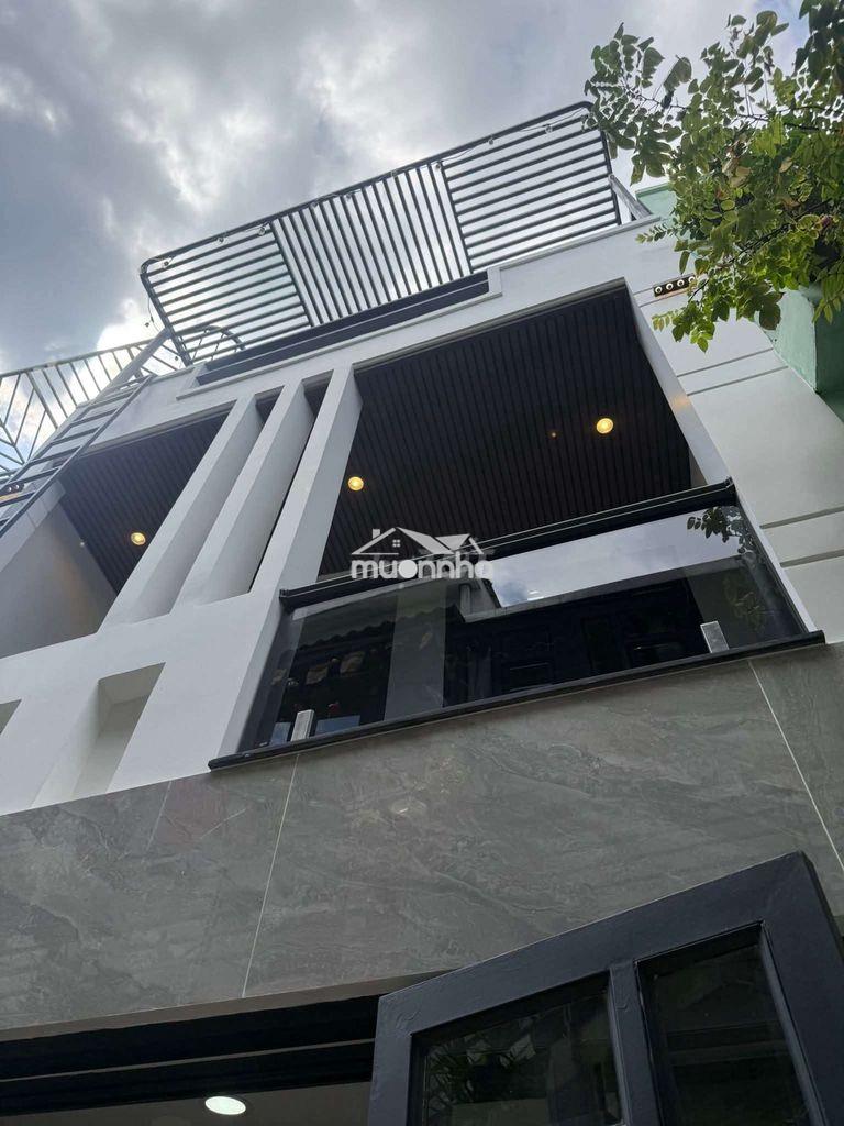 Nhà 4x 10,5 nở hậu 4,3 đúc 1 trệt 1 lầu quang trung p10 gò vấp