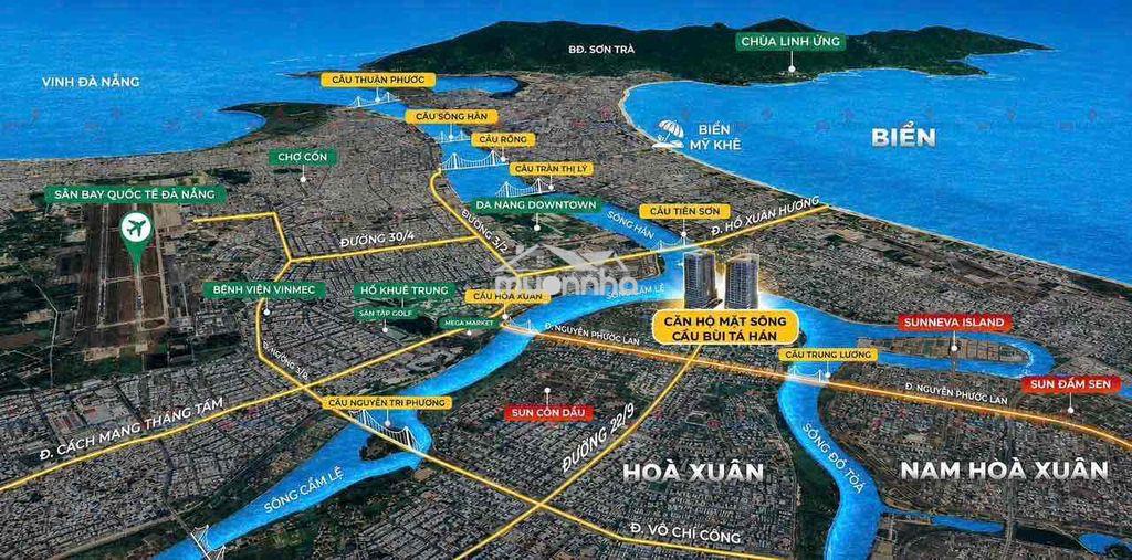 Ra mắt căn hộ cao cấp mặt sông hoà xuân, vị trí rất được chờ đón - 2
