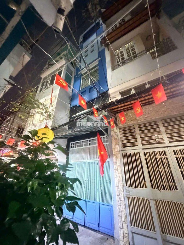 Cho thue nhà h3g, 2 xet, vườn chuối q..3