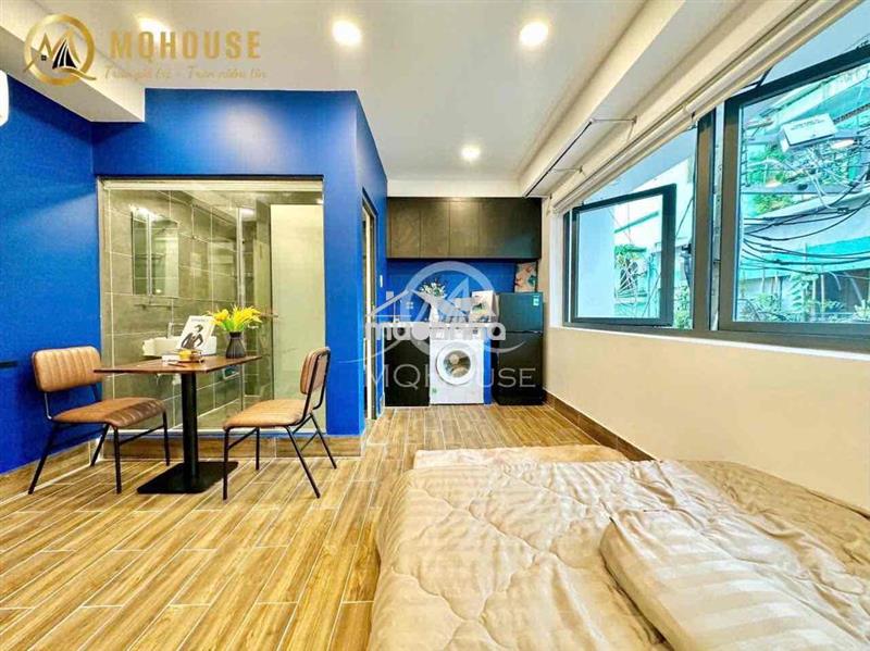 Cho thuê phòng studio full cửa sổ siêu thoáng ngay trường sa, hoàng sa