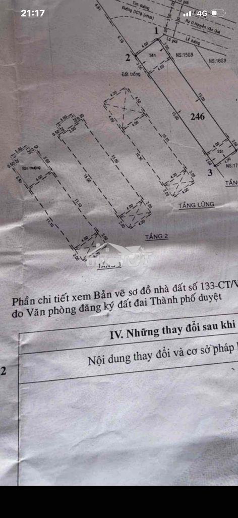Bán ghấp căn dự án an sương 4x20 3lầu shr .6ty999 - 2