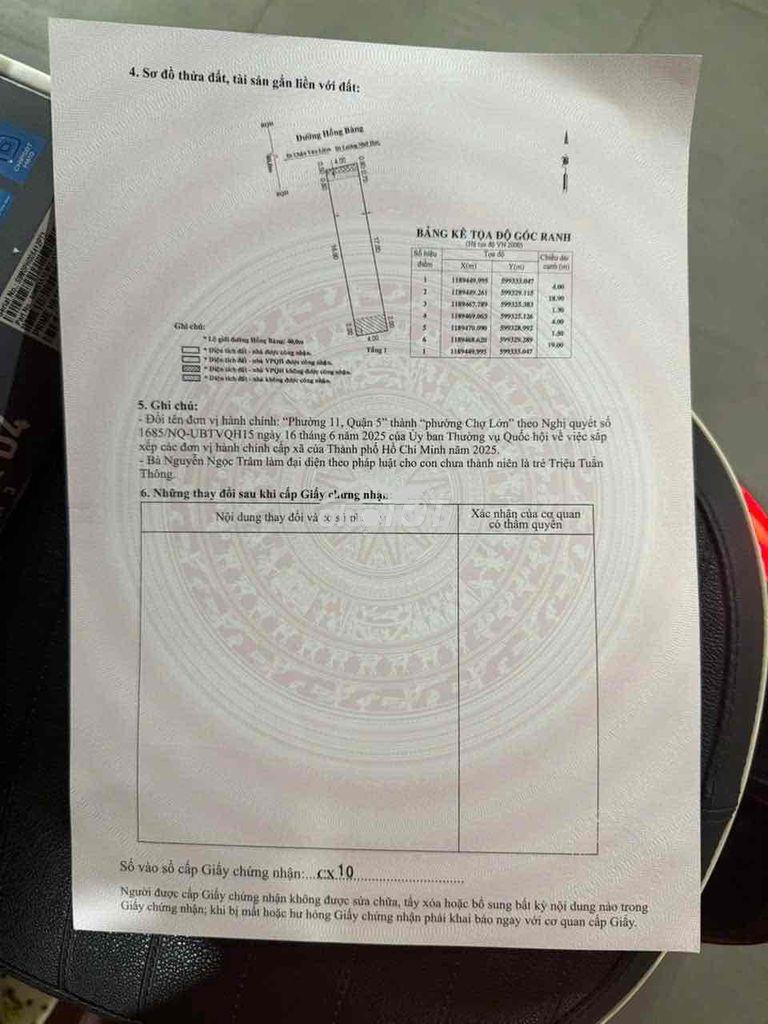 Nhà mt đường hồng bàng 235m2 1 gác 3 lầu 1 sân - 3
