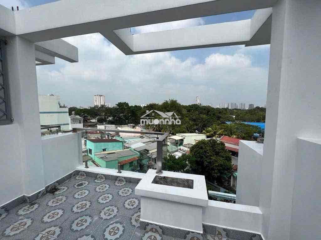 Lạc long quân q11 nhà mới hẻm xe hơi trệt 4 lầu st 5 pn 4 wc 22 triệu - 3