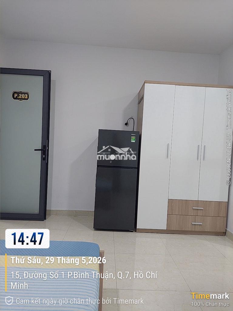 Phòng trọ dt 20m2 đường số 1 lý phục man, p. tân thuận (mới), tphcm - 4