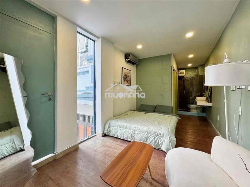 ✨Cho thuê studio ban công tone xanh dịu mắt ngay trần quang diệu