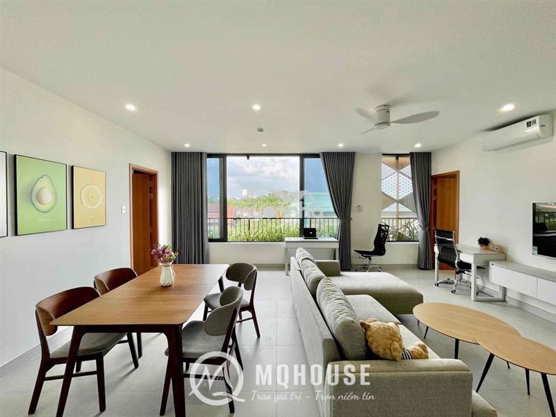 Studio/2phòng ngủ + phòng khách ban công diện tích lớn - khu dân trí +