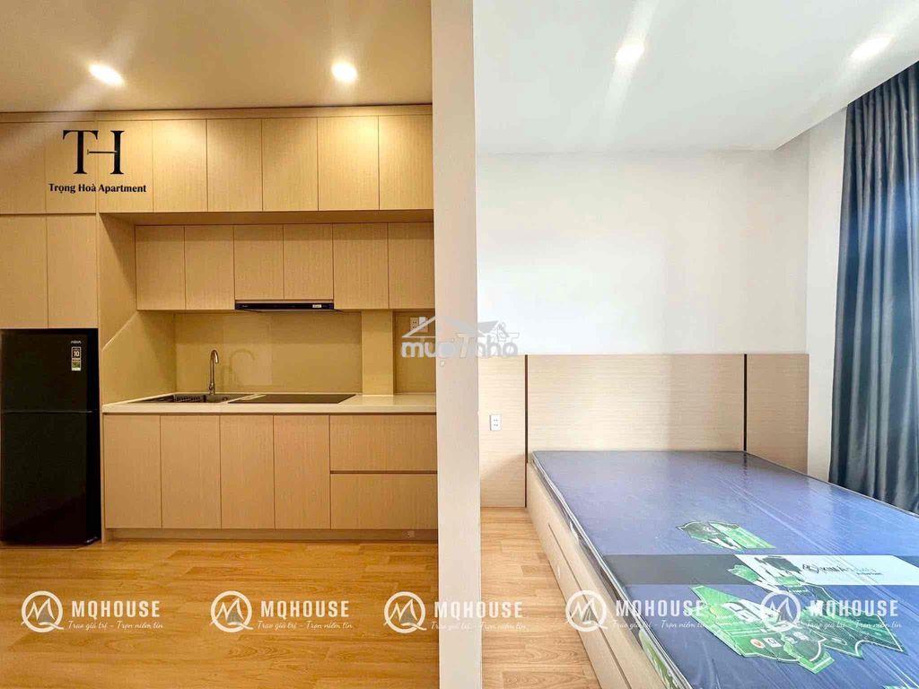 Cho thuê căn hộ studio bancon tách bếp mới 100% sát lotte quận 7 - 4