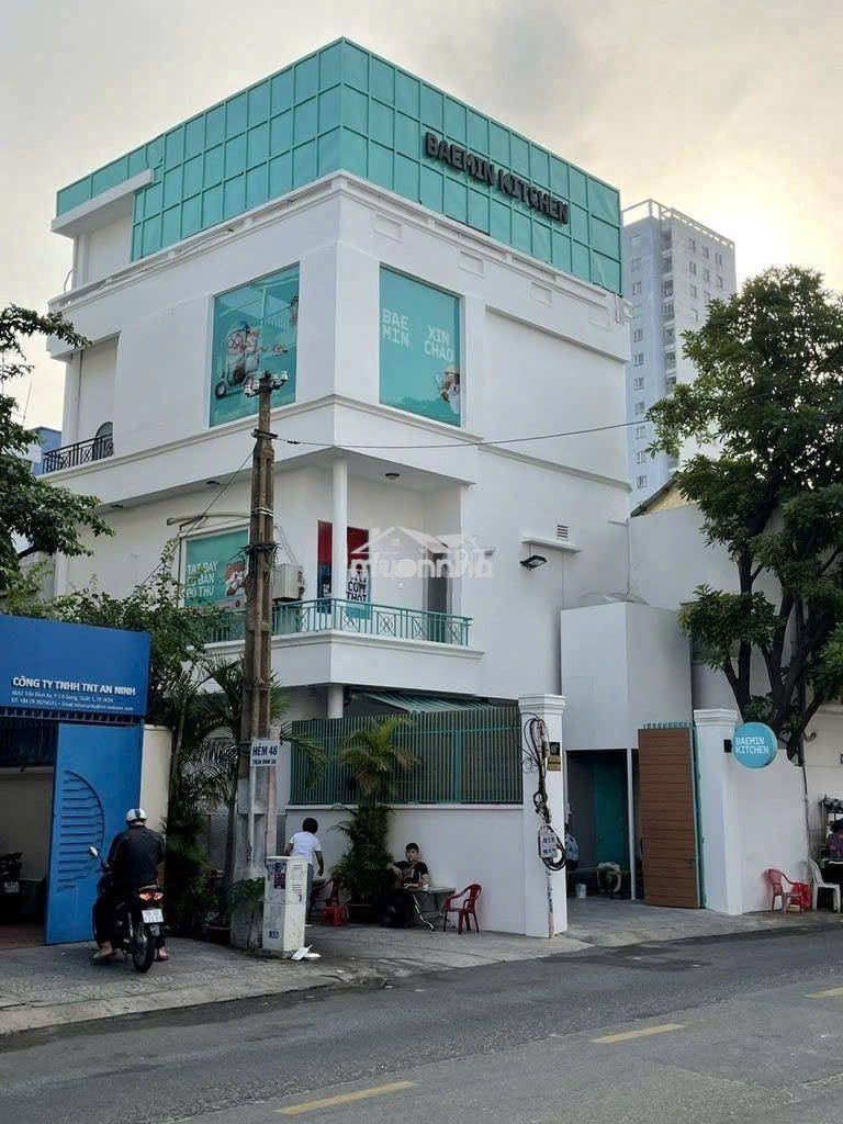Cho thuê nhà góc 2mttrần đình xu q1, 7.5x10m, trệt 2 lầu st, giá 90tr