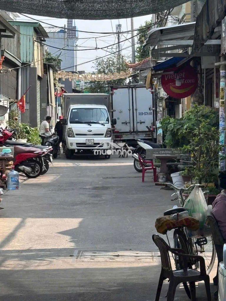 Nhà 1 phòng 1 gác.cuối đường liên khu 45 
