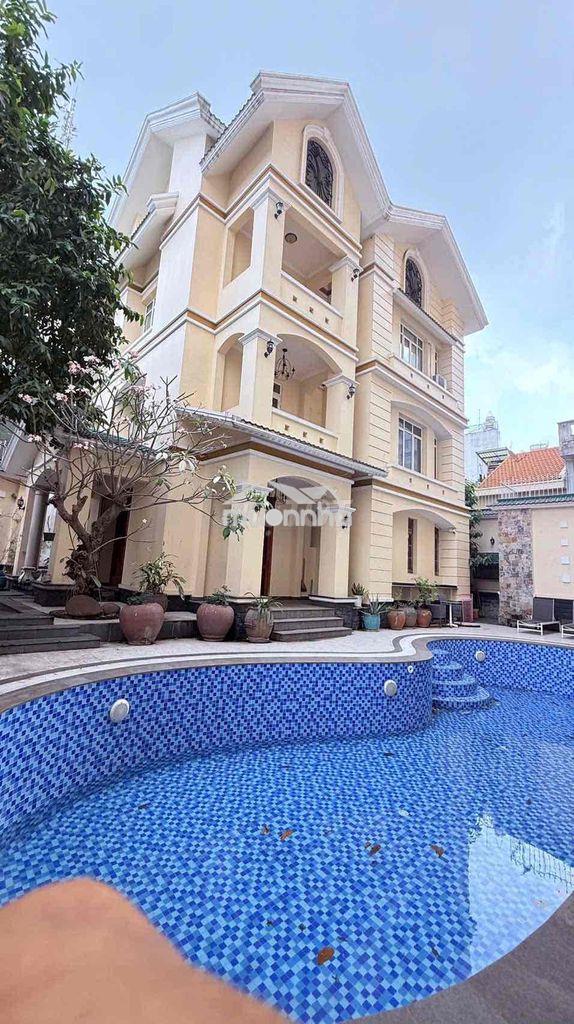 Biệt thự mt hoàng văn thụ khu sầm uất 500m2 hồ bơi mới giá 5.000$/th