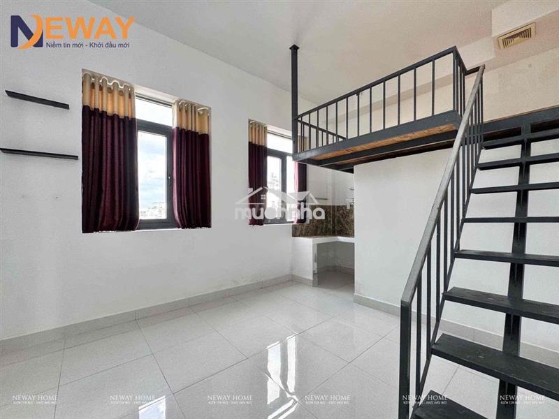 Duplex cửa sổ trời siêu thoáng, phòng rộng, gác cao gần chợ phú bình