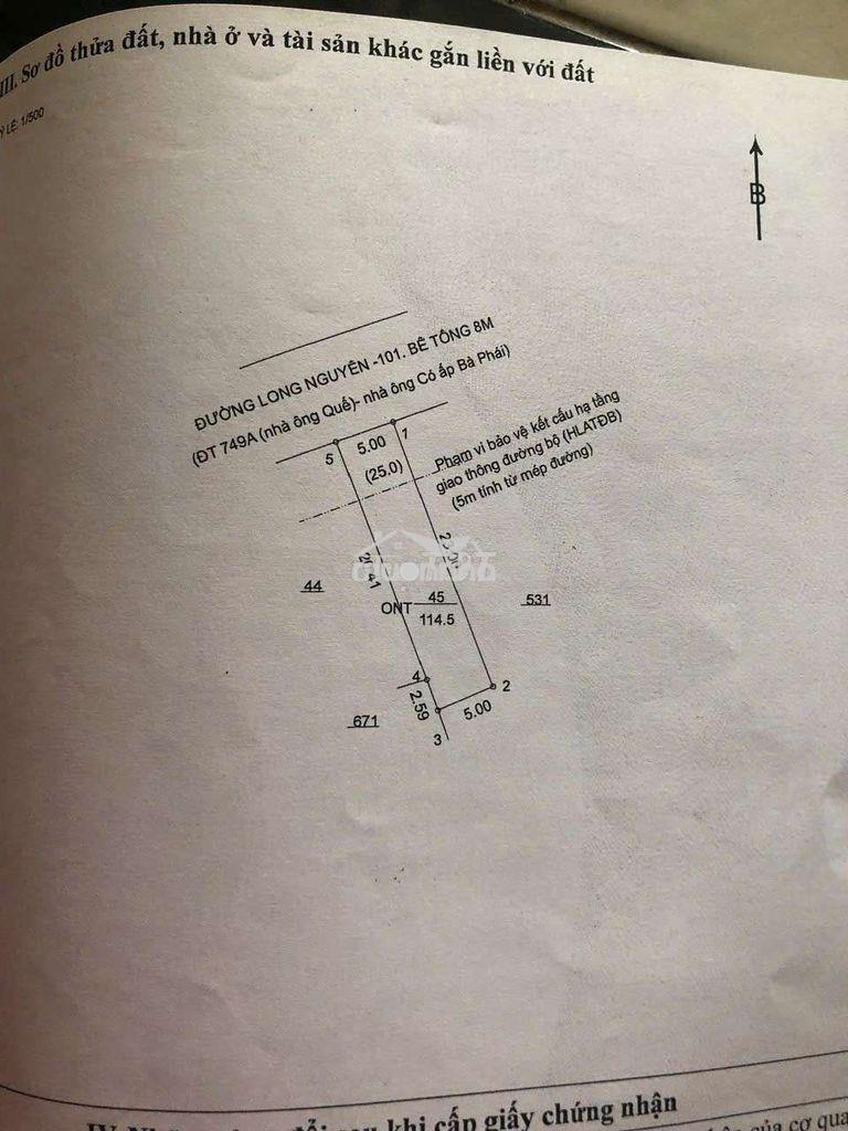 Bán nhà cấp 4 ln 101 cách dt749a 30 mét - 2