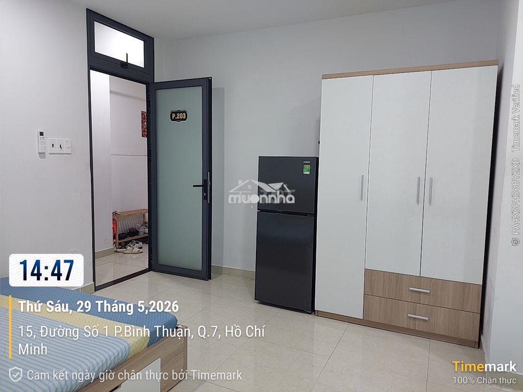 Phòng trọ dt 20m2 đường số 1 lý phục man, p. tân thuận (mới), tphcm - 3