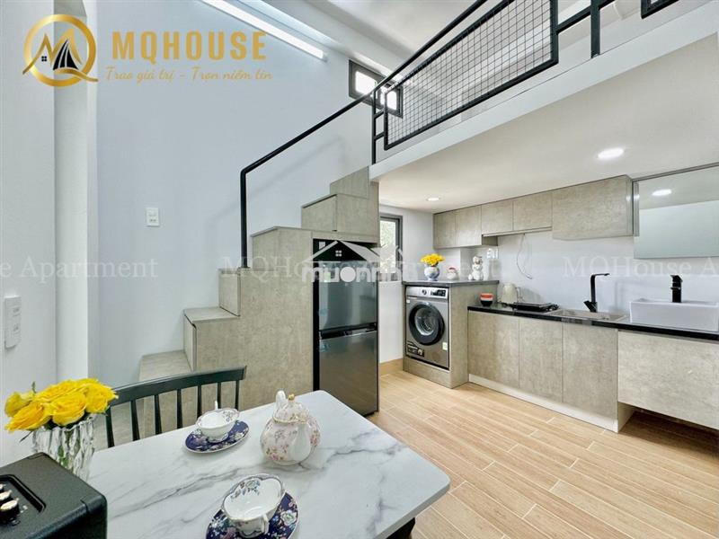 Chung cư mini duplex thang máy bảo vệ nhận xe điện gần cv gia định