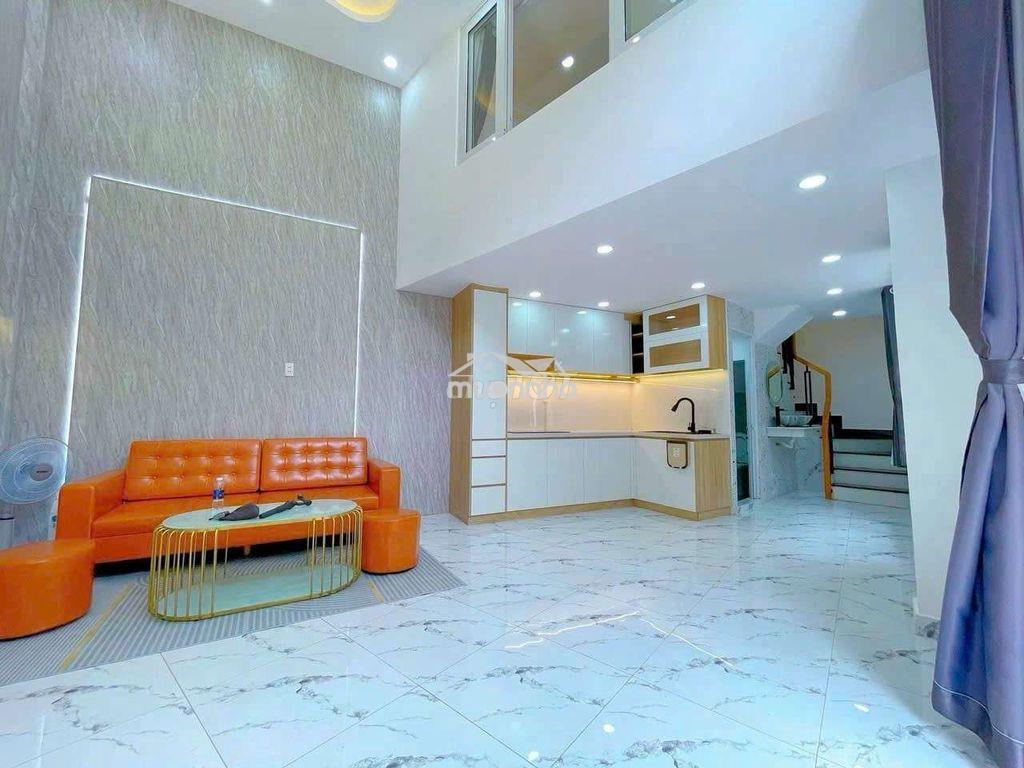 Cho thuê nhà mới full nội thất lửng 2 lầu 3pn 4wc hẻm xe hơi - 3