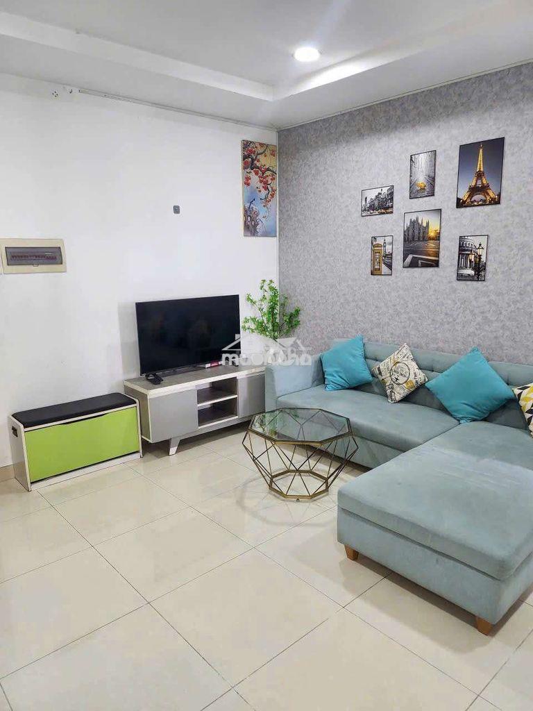 Cho thuê chung cư full nội thất. dt 60m2 có 2pn,2wc.