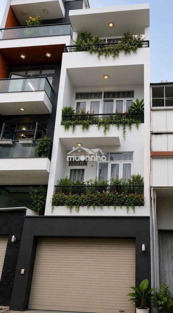 Nhà hẻm 8 mét 5 x 16 có 3 lầu 4pn 5wc sân thượng