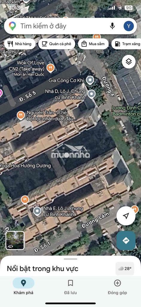 Bán căn hộ bình khánh 51m2