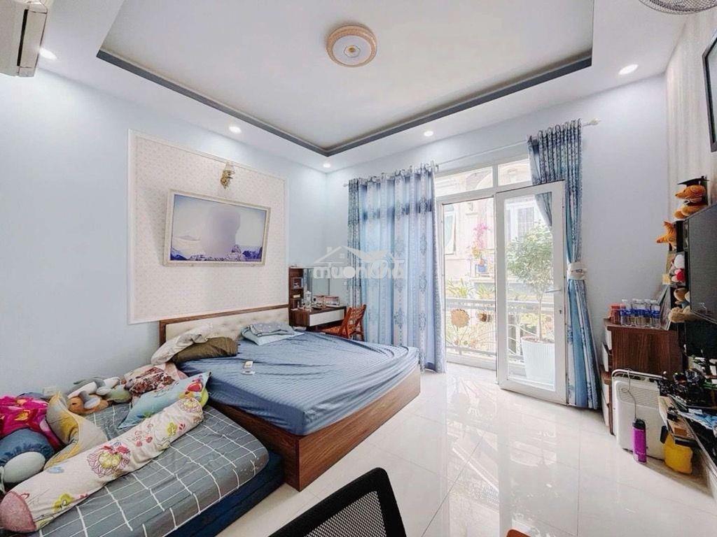Bán nhà 4 tầng sát mặt tiền hẻm 8m thông sát chợ lê văn quới - 2