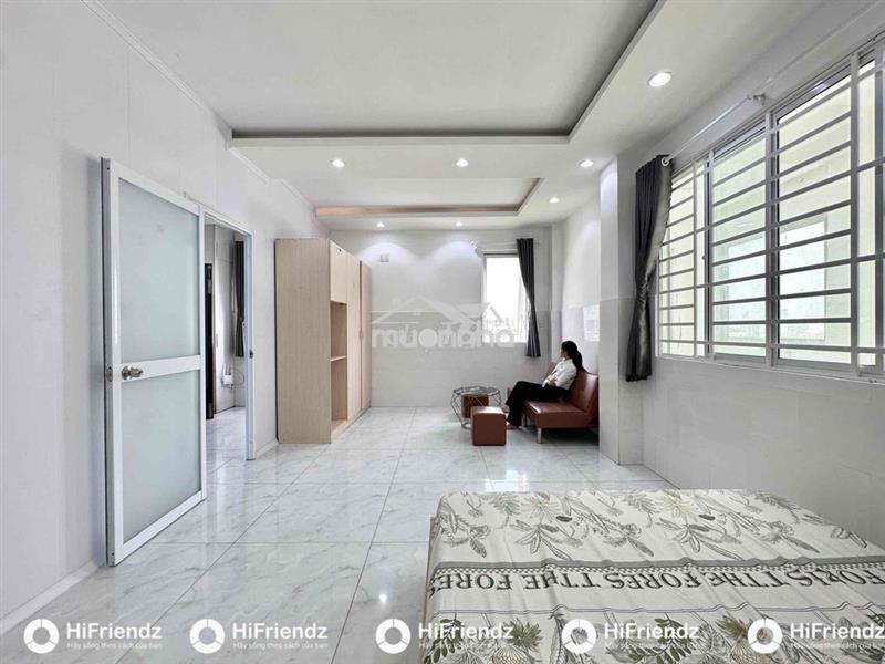 Căn hộ 1 phòng ngủ tách bếp full nội thất rộng giáp quận 6