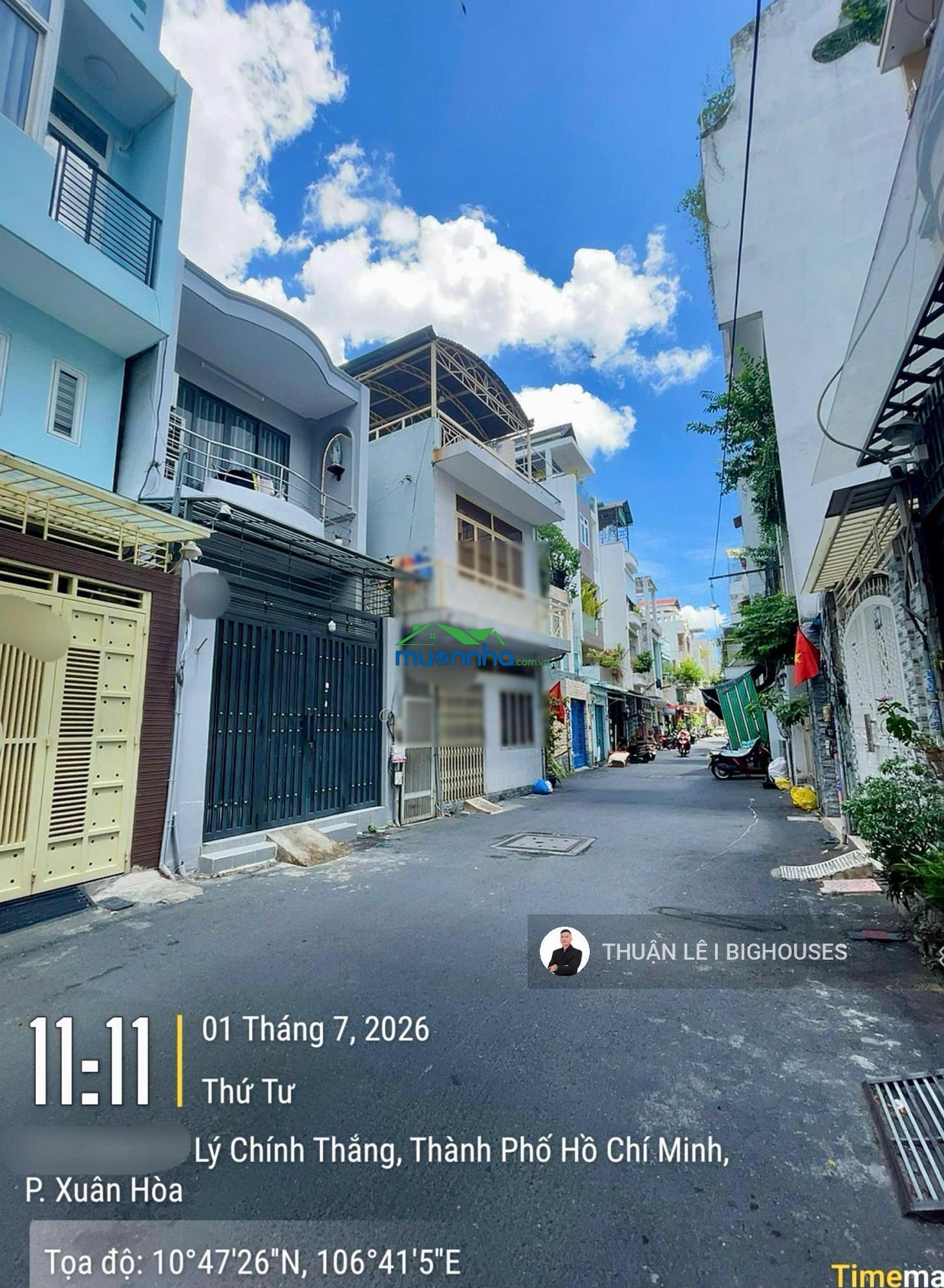 Bán nhà (4,4m x 14m) hxh 8m lý chính thắng thông hai bà trưng. quận 3. nhà 2tầng + 4pn lớn (12,6tỷ) - 2