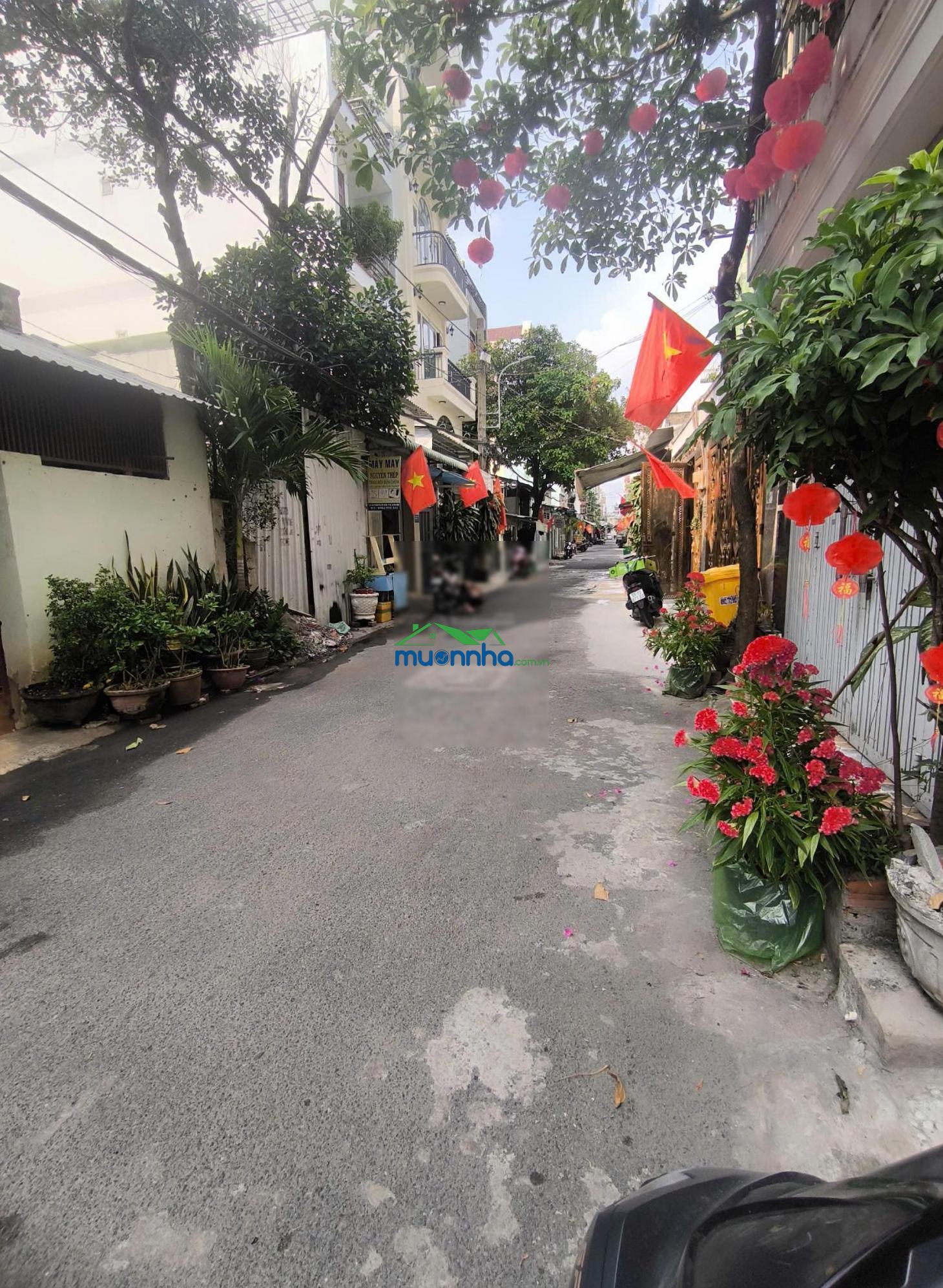 Nhà 4 tầng hxh né dt: 4.2x15m đường phạm văn chiêu gần cv làng hoa, chợ thạch đà giá: 7.2ty tl - 3