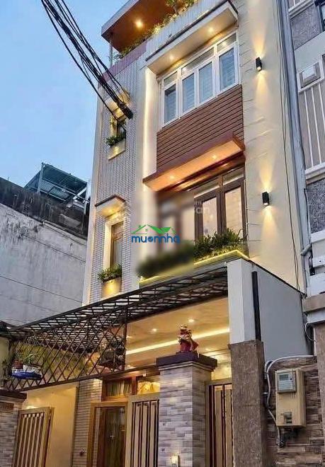 Chỉ 130tr/m2 nhà đẹp lê quang định - 4 tầng - 66.3m2 đất - 5pn ngay chợ bà chiểu - 2