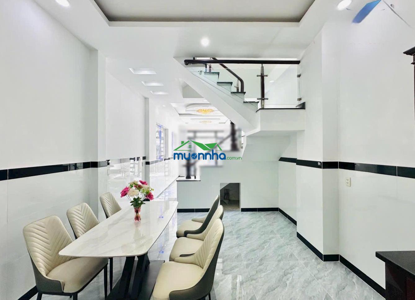 Bán nhà 4m x 19m 3 tầng hẻm thông xe hơi đường nguyễn thị búp p. trung mỹ tây ngay hiệp thành city